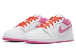 画像2: Air Jordan 1 Low Pinksicle GS White/Pink DR9498-168 Jordan ジョーダン シューズ   【海外取寄】【GS】キッズ (2)