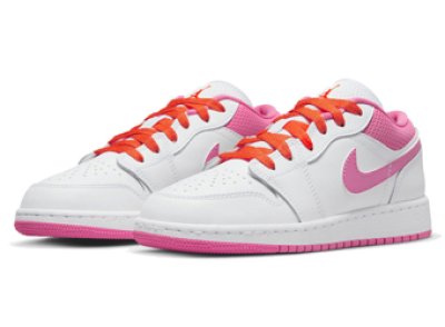 画像1: Air Jordan 1 Low Pinksicle GS White/Pink DR9498-168 Jordan ジョーダン シューズ   【海外取寄】【GS】キッズ