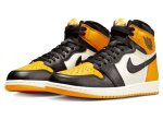 画像2: Air Jordan 1 High Retro OG Yellow Toe Taxi/Black-Sail 555088-711 Jordan ジョーダン シューズ   【海外取寄】 (2)