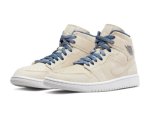 画像2: Wmns Air Jordan 1 Mid SE SANDDRIFT Sail/Indigo DM9126-104 Jordan ジョーダン シューズ   【海外取寄】【WOMEN'S】 (2)