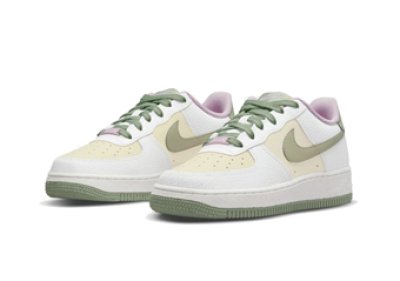 画像1: Air Force 1 Low  LV8 GS  Summit White/Coconut Milk/Pink DQ0360-100 Nike ナイキ シューズ   【海外取寄】【GS】キッズ