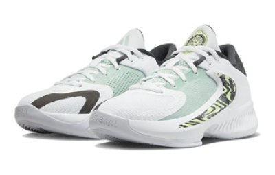 画像1: Zoom Freak 4 GS White/Green DQ0553-100 Nike ナイキ フリーク シューズ   【海外取寄】【GS】キッズ