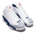 画像2: Air Jordan 13  Retro   White/French Blue/Gray 414571-164 Jordan ジョーダン シューズ   【海外取寄】 (2)