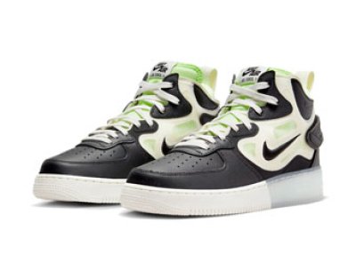 画像1: Air Force 1 Mid React  Sail/Black/Green/Blue DQ1872-100 Nike ナイキ シューズ   【海外取寄】