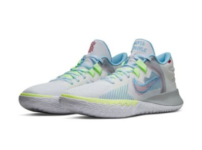 画像1: Kyrie Flytrap 5 White/Grey Fog/Blue DC8991-102 Nike ナイキ シューズ  カイリー アービング 【海外取寄】