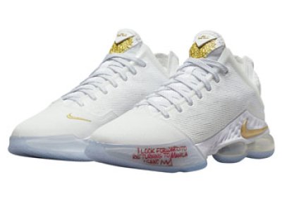 画像1: Lebron 19 Low xTitan White/Gold DV3334-100 Nike ナイキ タイタン シューズ  レブロン ジェームス 【海外取寄】