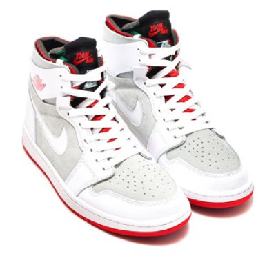 画像1: Air Jordan 1 Zoom CMFT Hare WHITE/TRUE RED-LIGHT SILVER CT0978-100 Jordan ジョーダン シューズ   【海外取寄】