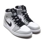 画像2: Air Jordan 1 Mid  SMOKE GRAY/BLACK-WHITE 554724-092 Jordan ジョーダン シューズ   【海外取寄】 (2)