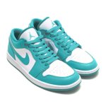 画像2: Wmns Air Jordan 1 Low WHITE/EMERALD DC0774-132 Jordan ジョーダン シューズ   【海外取寄】【WOMEN'S】 (2)