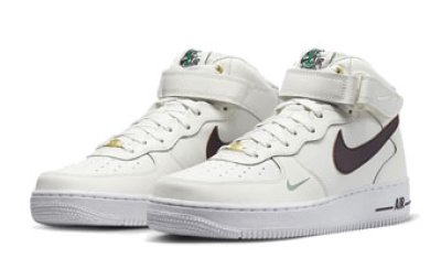 画像1: Air Force 1 Mid '07 LV8 Sail/White/Brown DR9513-100 Nike ナイキ 40thコレクション シューズ   【海外取寄】