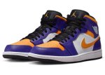 画像2: Air Jordan 1 Mid Lakers DQ8426-517 Jordan ジョーダン シューズ   【海外取寄】 (2)