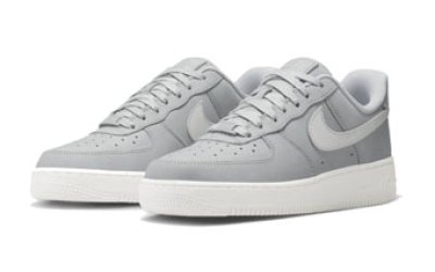 画像1: WMNS AIR FORCE 1   PRM Nubuck Wolf Grey/Summit DR9503-001 Nike ナイキ ヌバック シューズ   【海外取寄】【WOMEN'S】