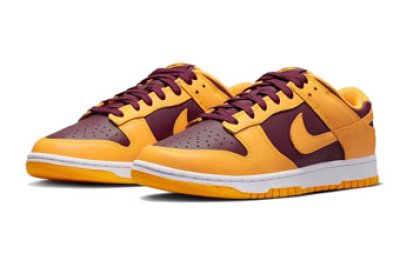 画像1: Dunk Low Retro Chenille Swoosh ASU Yellow/Burgundy DD1391-702 Nike ナイキ アリゾナ ステート ユニブ シューズ   【海外取寄】