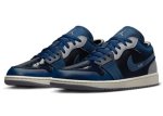 画像2: Air Jordan 1 Low SE Craft  Obsidian DR8867-400 Jordan ジョーダン クラフト シューズ   【海外取寄】 (2)