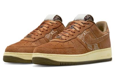 画像1: Air Force 1 Low '07 PRM NAI-KE Brown FB4958-221 Nike ナイキ シューズ   【海外取寄】