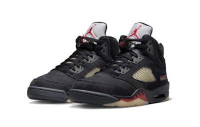 画像1: Wmns Air Jordan 5 Retro GTX Black/Fire Red DR0092-001 Jordan ジョーダン ゴアテックス シューズ   【海外取寄】【WOMEN'S】