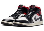 画像2: Wmns Air Jordan 1 Mid White/Black/Red BQ6472-061 Jordan ジョーダン シューズ   【海外取寄】【WOMEN'S】 (2)