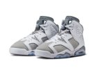 画像2: Air Jordan 6 Retro GS White/Cool Gray 384665-100 Jordan ジョーダン シューズ   【海外取寄】【GS】キッズ (2)