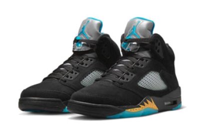 画像1: Air Jordan 5 Retro Aqua Black/Aqua DD0587-047 Jordan ジョーダン シューズ   【海外取寄】