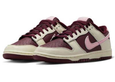 画像1: Dunk Low Retro  PRM Valentine’s Day  Ivory/Pink/Maroon DR9705-100 Nike ナイキ バレンタイン・デー シューズ   【海外取寄】