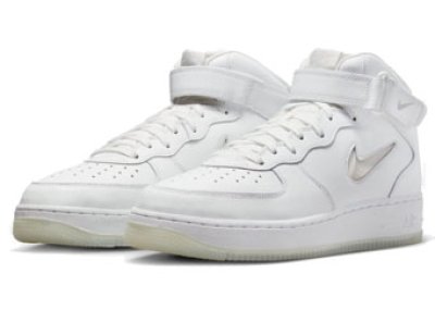 画像1: Air Force 1 Mid '07 Jewl Summit White DZ2672-101 Nike ナイキ シューズ   【海外取寄】