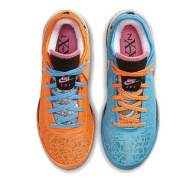 画像1: Zoom LeBron NXXT GEN I Promise Blue/Orange Multi DR8784-900 Nike ナイキ シューズ  レブロン ジェームス 【海外取寄】