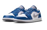 画像2: Air Jordan 1 Low   True Blue/Gray/White 553558-412 Jordan ジョーダン シューズ   【海外取寄】 (2)