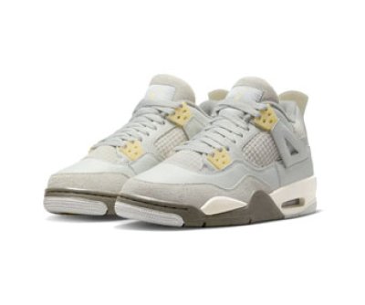 画像1: Air Jordan 4 Retro SE Craft Photon Dust Gray DV2262-021 Jordan ジョーダン シューズ   【海外取寄】【GS】キッズ