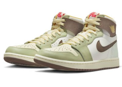 画像1: Air Jordan 1 High Zoom CMFT 2 Year of the Rabbit Olive/Sail/ Brown/White FD4327-121 Jordan ジョーダン シューズ   【海外取寄】