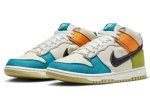 画像2: Dunk Mid　Pale Ivory Ivory/Black/ Orange DV0830-100 Nike ナイキ キャンパス シューズ   【海外取寄】 (2)