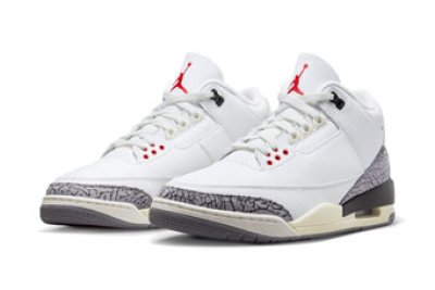 画像1: Air Jordan 3 Retro White/Cement　Reimagined DN3707-100 Jordan ジョーダン セメント　88スペック　リイマジンド シューズ   【海外取寄】