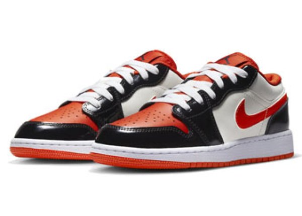 Air Jordan 1 Low SE GS Halloween Sail Orange Black DV1335 800 Jordan GS