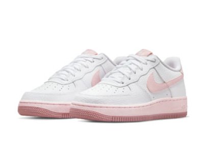 画像1: Air Force 1 Low  GS  White/Pink CT3839-107 Nike ナイキ シューズ   【海外取寄】【GS】キッズ