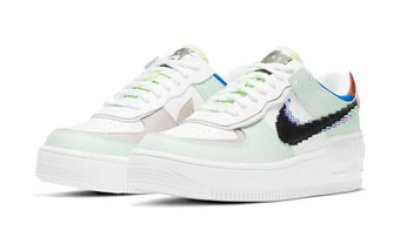 画像1: Wmns Air Force 1 SHADOW　SE Green/White CV8480-300 Nike ナイキ フォース1 シューズ   【海外取寄】【WOMEN'S】