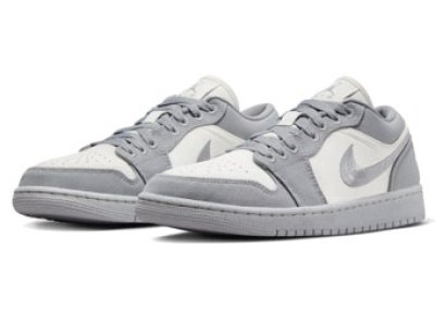 画像1: Wmns Air Jordan 1 Low SE Steel Grey/Sail-White DV0426-012 Jordan ジョーダン シューズ   【海外取寄】【WOMEN'S】