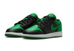 画像2: Air Jordan 1 Low  Black/Lucky Green 553560-065 Jordan ジョーダン シューズ   【海外取寄】【GS】キッズ (2)