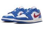 画像2: Wmns Air Jordan 1 Low SE Blue/Red/White/Sail DC0774-416 Jordan ジョーダン シューズ   【海外取寄】【WOMEN'S】 (2)