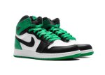 画像2: Air Jordan 1 High Retro OG GS Black/Lucky Green FD1437-031 Jordan ジョーダン シューズ   【海外取寄】【GS】キッズ (2)