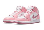 画像2: Air Jordan 1 Mid GS Valentine Pink/White DQ8423-616 Jordan ジョーダン バレンタインデー シューズ   【海外取寄】【GS】キッズ (2)