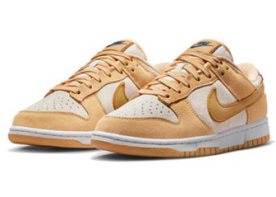 画像1: Wmns Dunk Low LX Gold Suede/Wheat DV7411-200 Nike ナイキ シューズ   【海外取寄】【WOMEN'S】