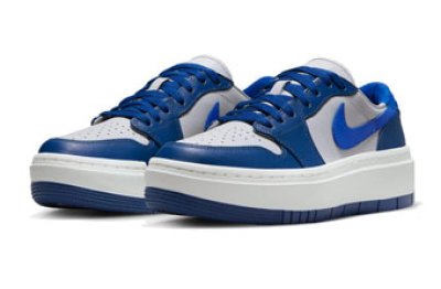 画像1: Wmns Air Jordan 1 Elevate Low Grey Sail/French Blue DH7004-400 Jordan ジョーダン エレベート シューズ   【海外取寄】【WOMEN'S】