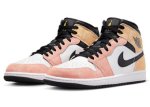 画像2: Air Jordan 1 Mid SE Flight Club  White/Pink/Beige/Black DX4332-800 Jordan ジョーダン シューズ   【海外取寄】 (2)