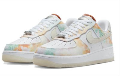 画像1: Wmns Air Force 1 Low '07 Pastel Paisley White/Pastel FJ7739-101 Nike ナイキ パステルペイズリー シューズ   【海外取寄】【WOMEN'S】