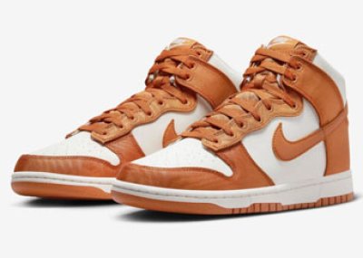 画像1: Dunk high Retro SE Monarch Brown/Sail DV7223-800 Nike ナイキ サテンキャンバス  シューズ   【海外取寄】