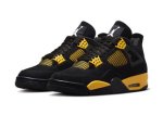 画像2: Air Jordan 4 Retro Thunder Black/Yellow DH6927-017 Jordan ジョーダン シューズ   【海外取寄】 (2)