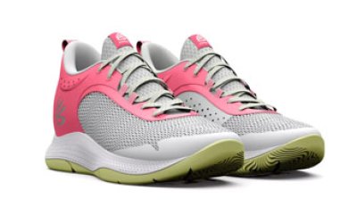 画像1: UA 3Z6　NM Gray/Pink 3025090-104 UnderArmour アンダーアーマー シューズ   【海外取寄】