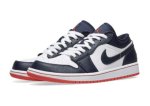 画像2: Air Jordan 1 Low Obsidian/White/Ember 553558-481 Jordan ジョーダン シューズ   【海外取寄】 (2)