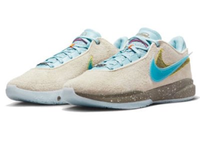 画像1: Lebron 20 Message in a Bottle Beige Sued/Emerald DV9089-801 Nike ナイキ シューズ  レブロン ジェームス 【海外取寄】