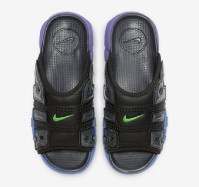 画像1: Air More Uptempo  Slide Black/Purple/Blue FN8893-034 Nike ナイキ シューズ  スコッティ ピッペン 【海外取寄】