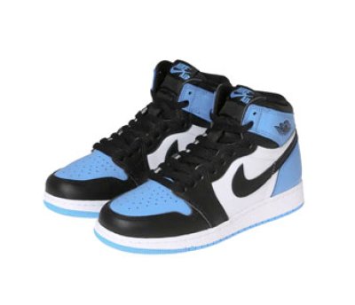 画像1: Air Jordan 1 High Retro OG　GS University Blue/Black/White FD1437-400 Jordan ジョーダン シューズ   【海外取寄】【GS】キッズ